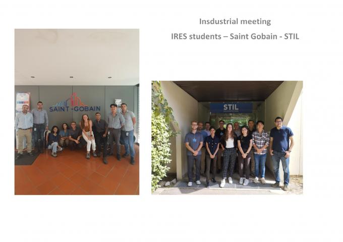 meeting industrial/IRES students | Events AM2